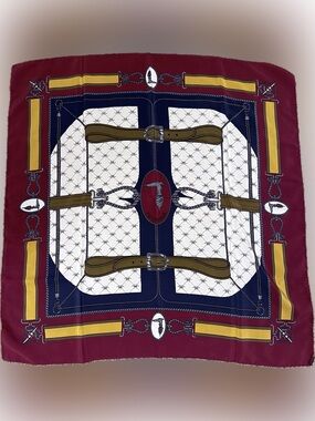 TRUSSARDI vintage silk scarf
